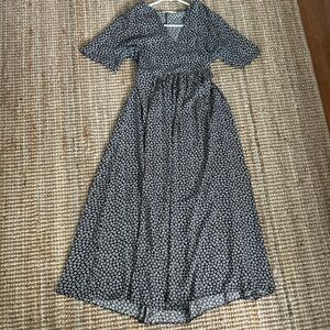 Mango floral midi dress